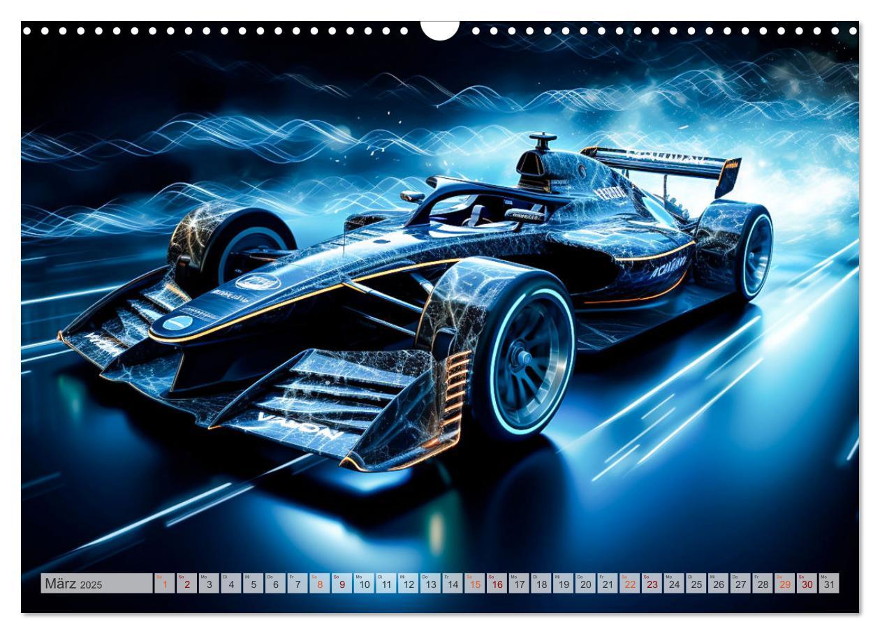 Bild: 9783383888632 | Formel E Phantasien (Wandkalender 2025 DIN A3 quer), CALVENDO...