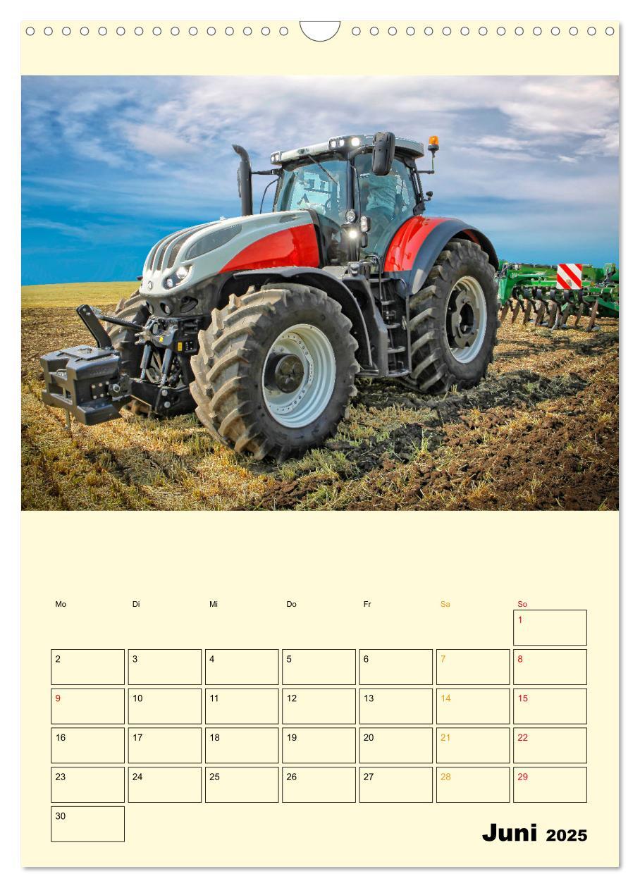 Bild: 9783435903481 | Traktor Giganten (Wandkalender 2025 DIN A3 hoch), CALVENDO...