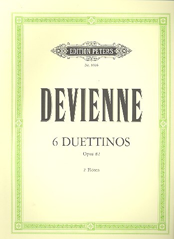 Cover: 9790014065522 | 6 Duettinos Opus 82 | Francois Devienne | Buch | Edition Peters