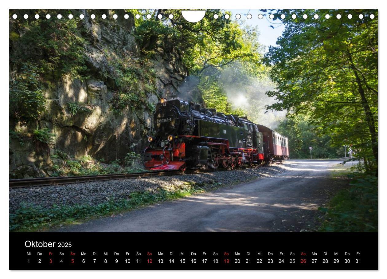 Bild: 9783435465941 | Unter Dampf in Sachsen Anhalt 2.0 (Wandkalender 2025 DIN A4 quer),...