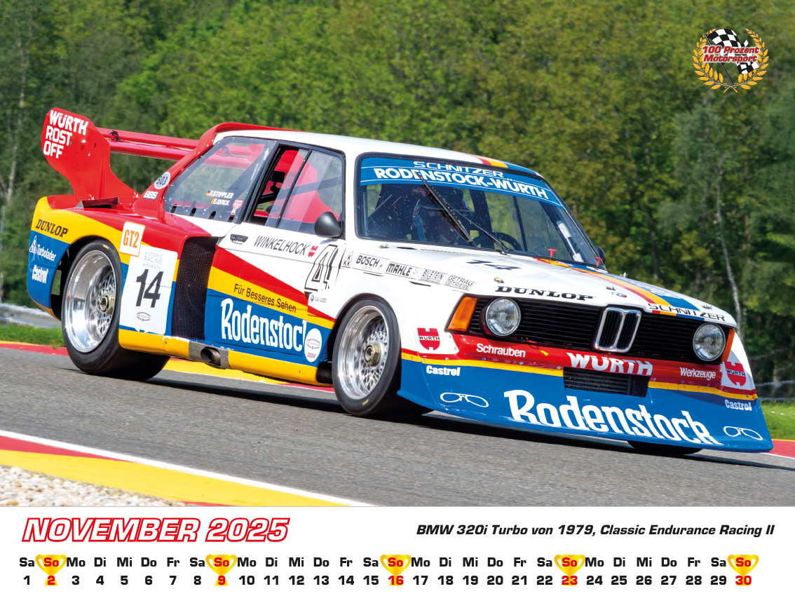 Bild: 9783948794743 | BMW im Rennsport Kalender 2025 | Frank Pommer | Kalender | Deutsch