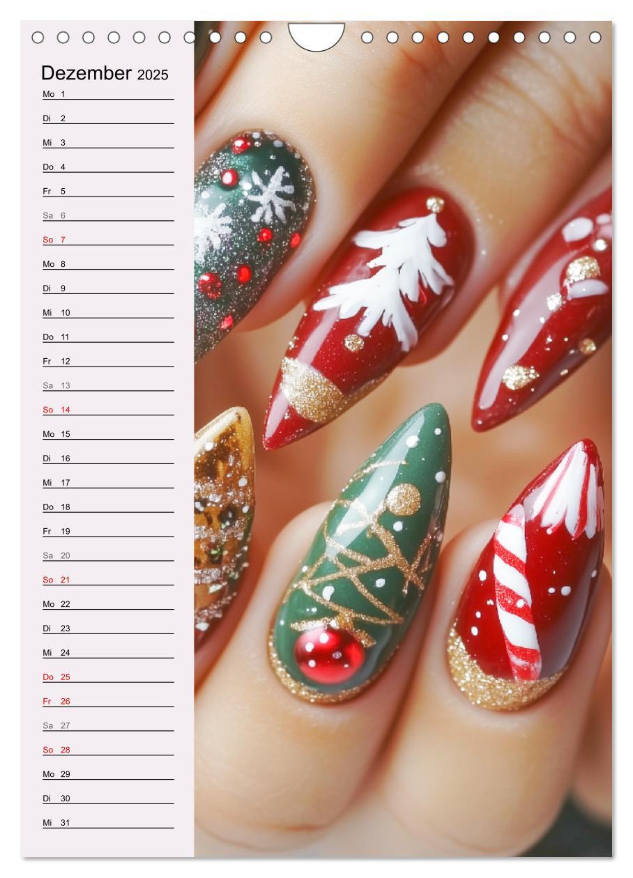 Bild: 9783457205686 | Nageldesign. Außergewöhnliche Fingernägel (Wandkalender 2025 DIN A4...