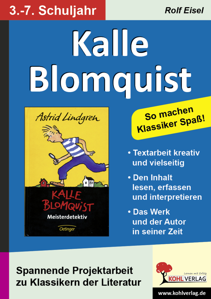 Cover: 9783866322073 | Kalle Blomquist, Literaturprojekt | Rolf Eisel | Taschenbuch | 2011