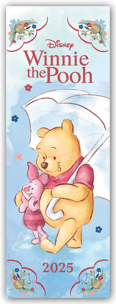 Cover: 9781835271551 | Disney - Winnie the Pooh 2025 - Slimline-Kalender | Danilo | Kalender