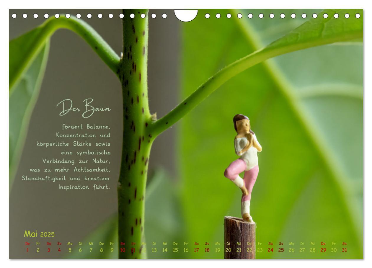 Bild: 9783457173022 | Yoga - Kleine Figur, große Wirkung (Wandkalender 2025 DIN A4 quer),...