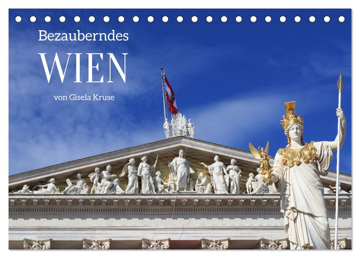 Cover: 9783457219843 | Bezauberndes Wien (Tischkalender 2025 DIN A5 quer), CALVENDO...