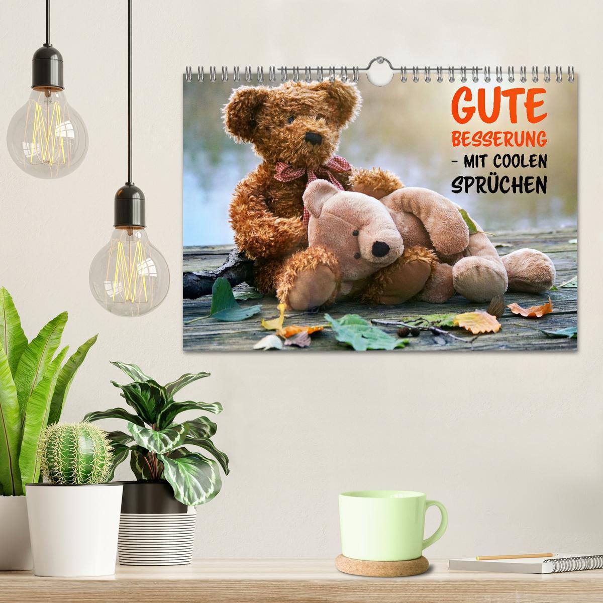 Bild: 9783457127605 | Gute Besserung - mit coolen Sprüchen (Wandkalender 2025 DIN A4...