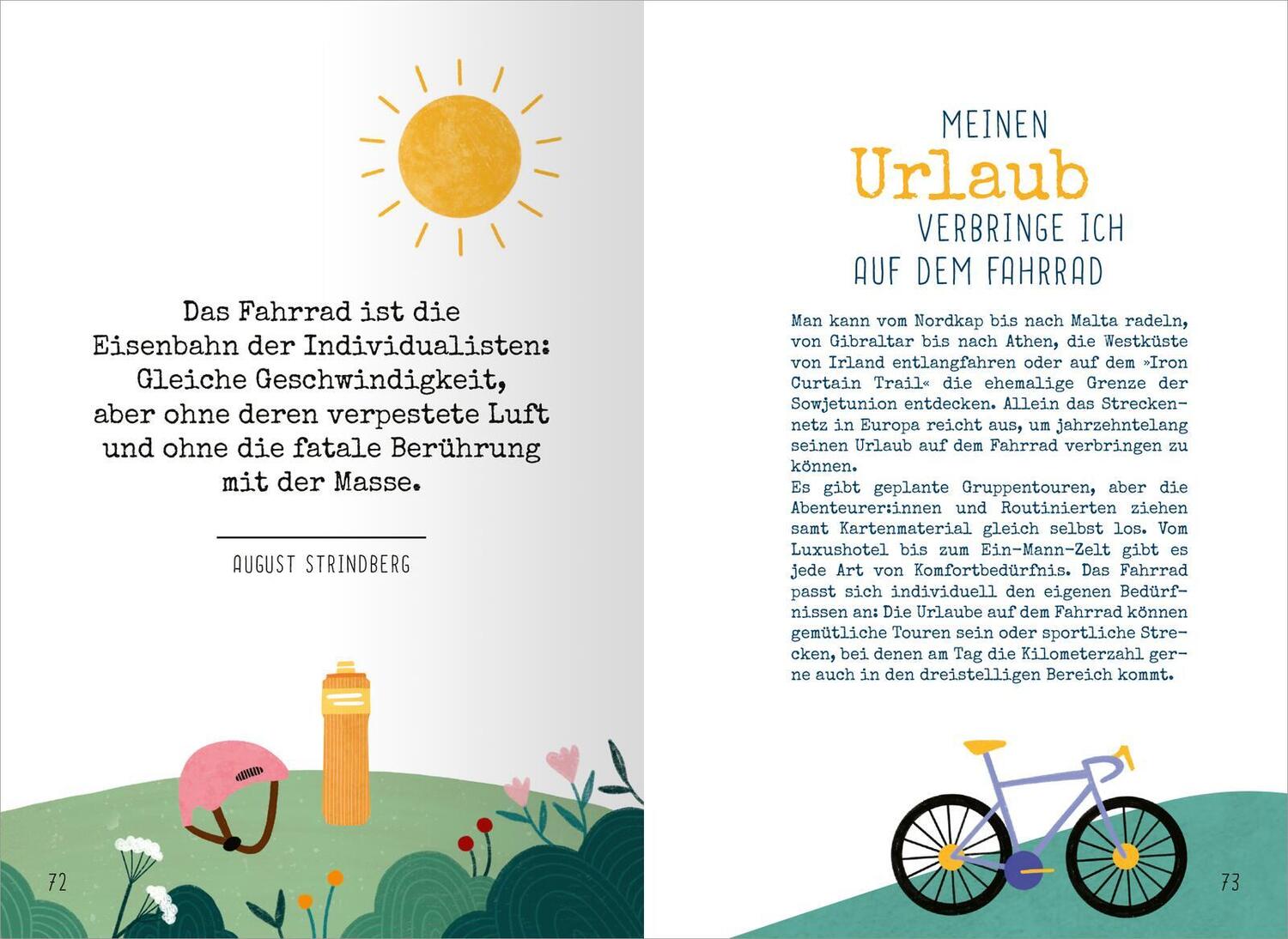 Bild: 9783845853109 | Das kleine Buch vom Radfahren | Elena Dangel | Taschenbuch | 80 S.