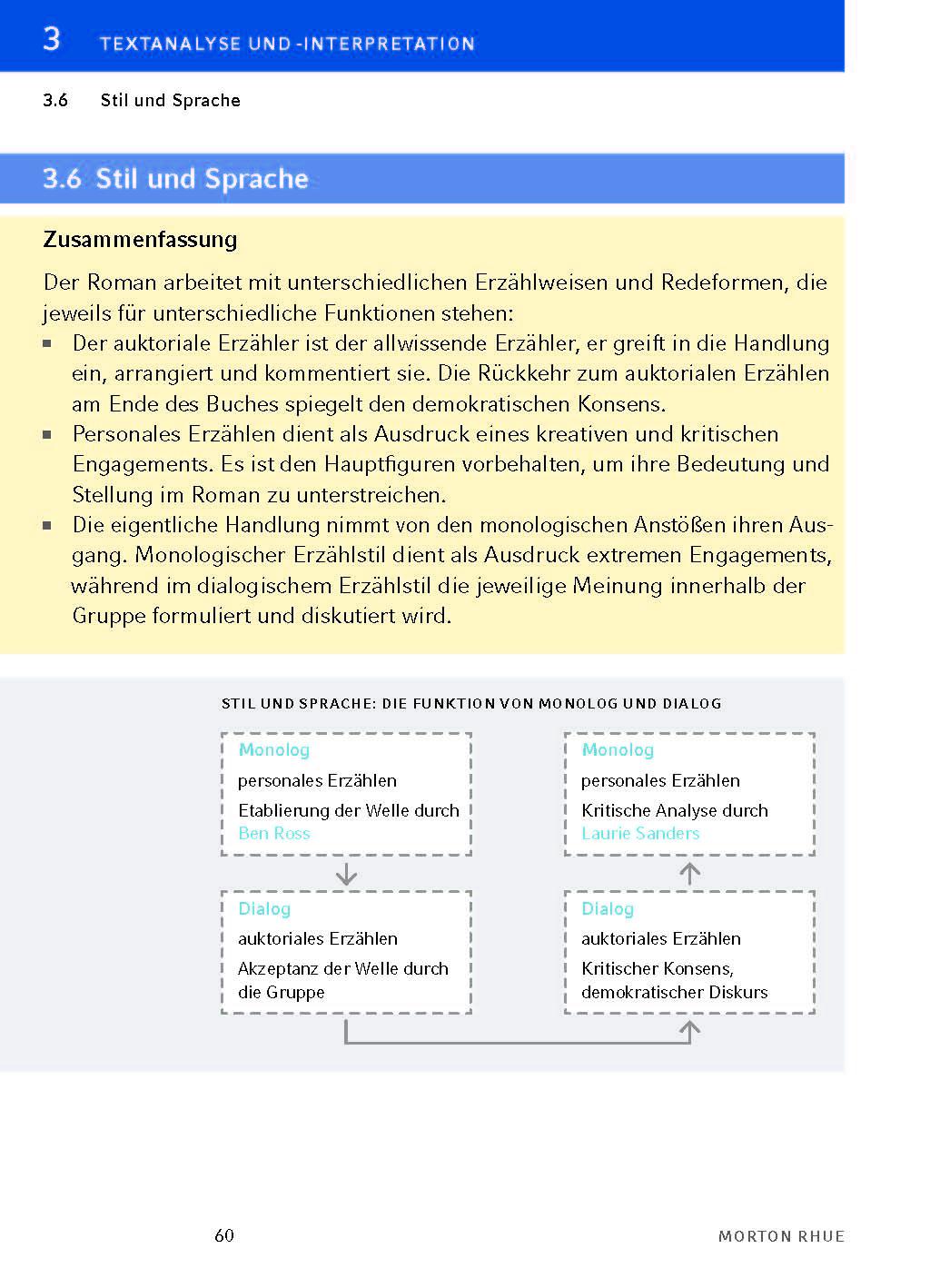 Bild: 9783804420717 | Die Welle - Textanalyse und Interpretation | Morton Rhue | Taschenbuch