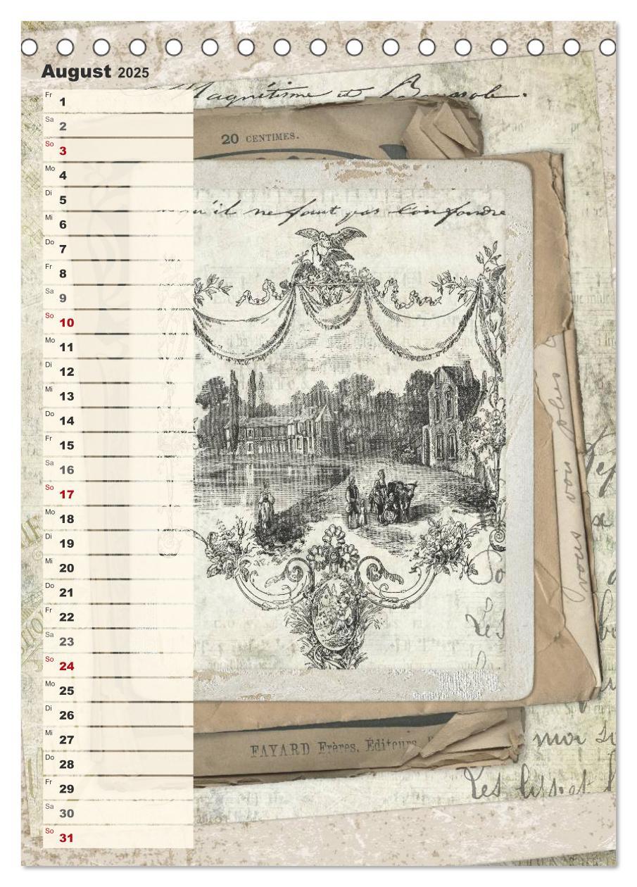 Bild: 9783457006689 | Vintage Welten (Tischkalender 2025 DIN A5 hoch), CALVENDO...