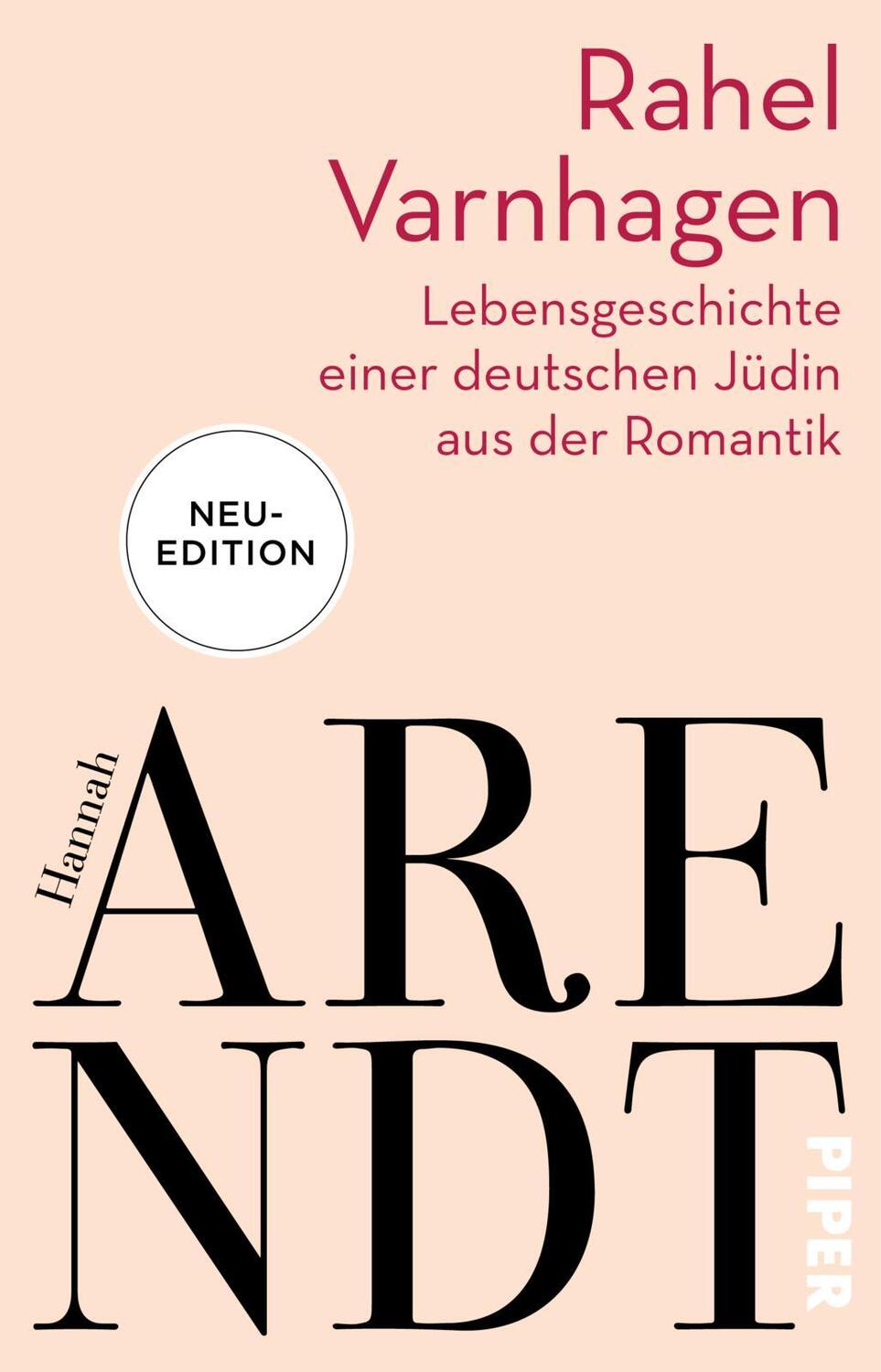 Cover: 9783492317078 | Rahel Varnhagen | Hannah Arendt | Taschenbuch | 416 S. | Deutsch