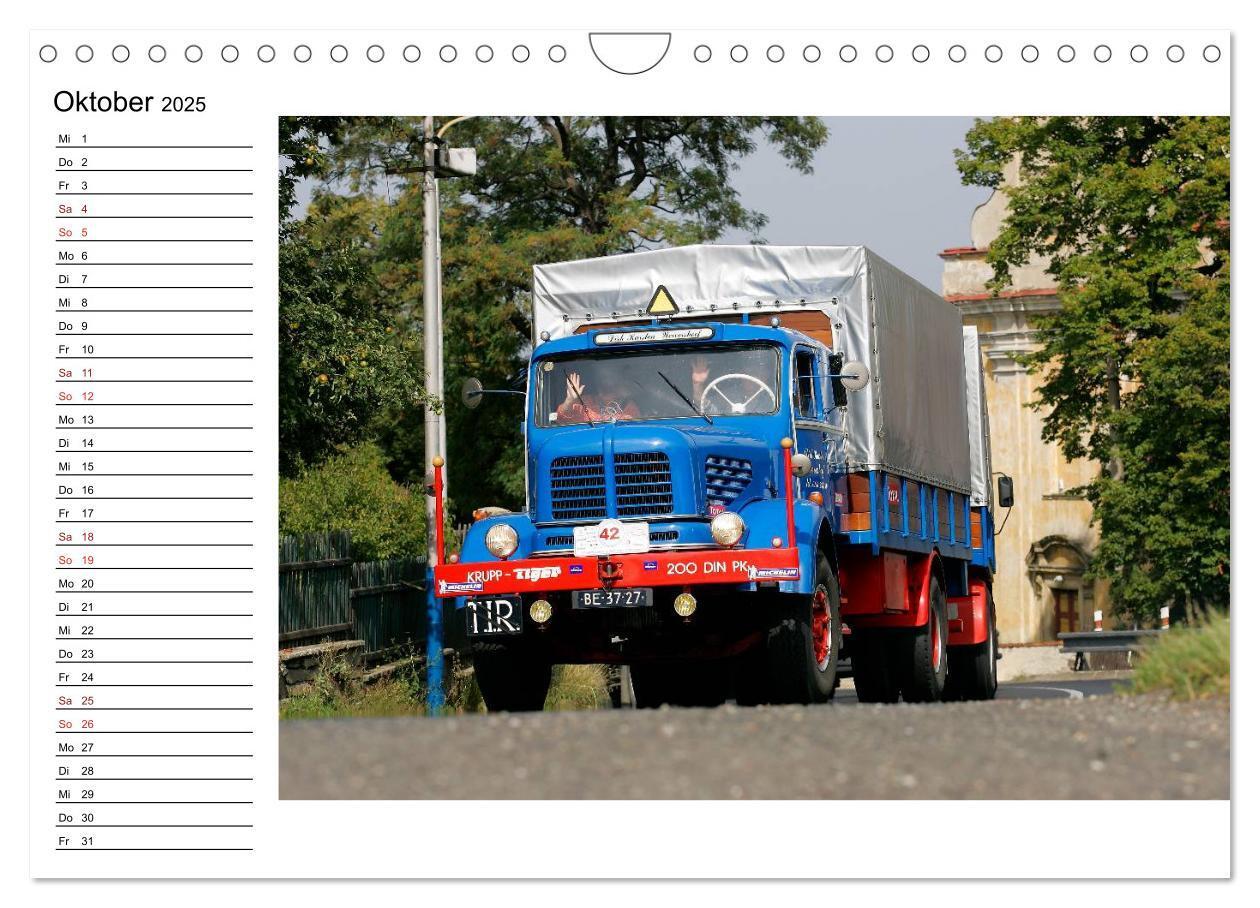 Bild: 9783435536979 | Klassische Lastkraftwagen (Wandkalender 2025 DIN A4 quer), CALVENDO...