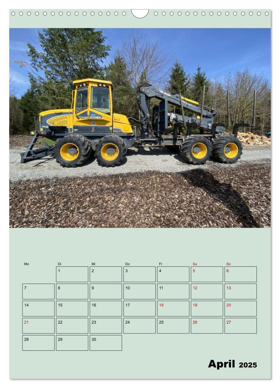 Bild: 9783383967276 | Forst-Maschinen der Forwarder im Einsatz (Wandkalender 2025 DIN A3...