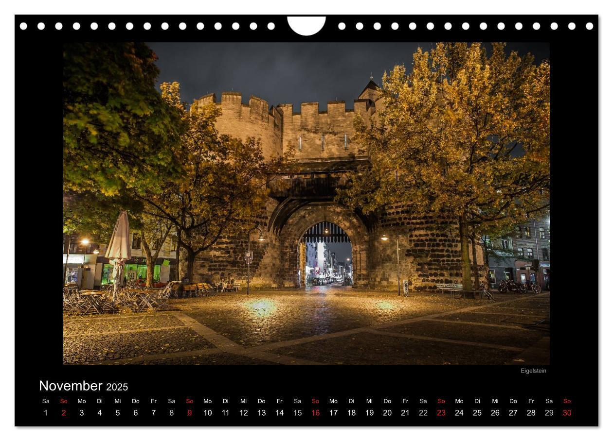 Bild: 9783435782406 | Köln ¿ Nachts 2025 (Wandkalender 2025 DIN A4 quer), CALVENDO...