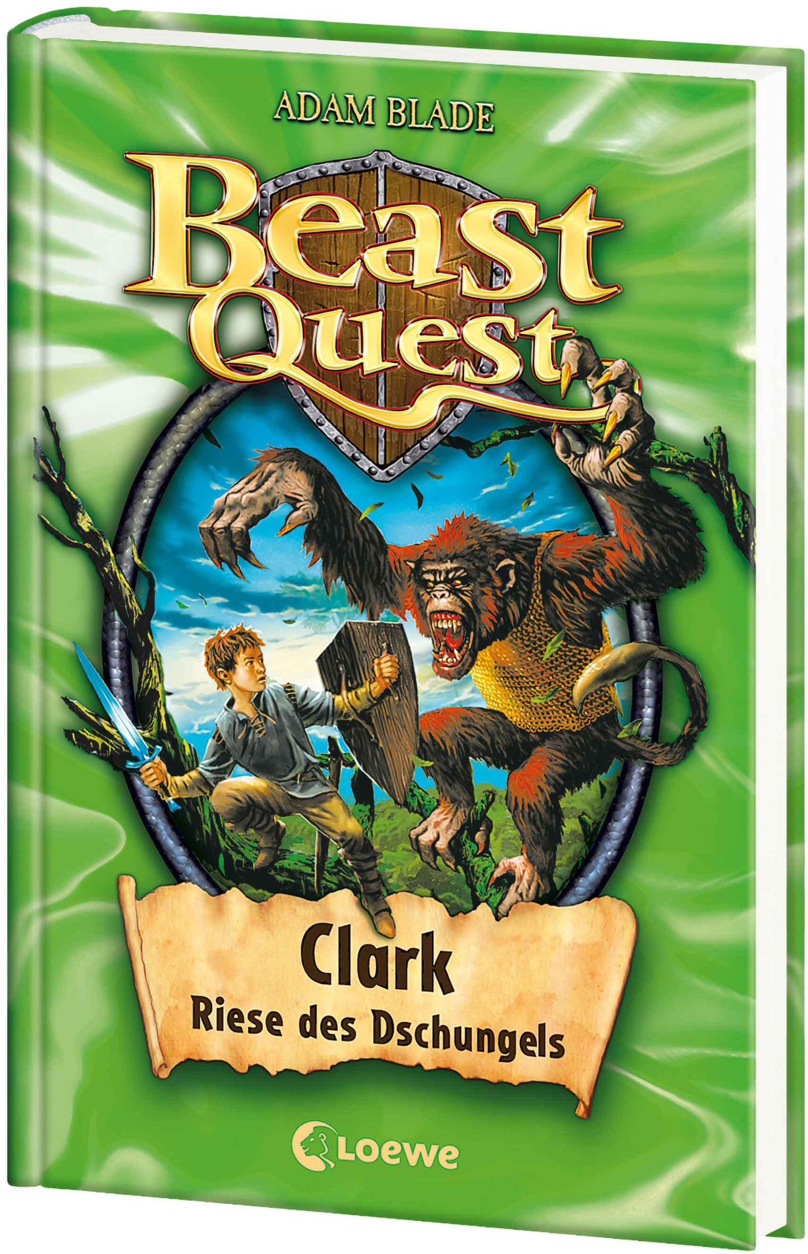 Cover: 9783785565735 | Beast Quest (Band 8) - Clark, Riese des Dschungels | Adam Blade | Buch