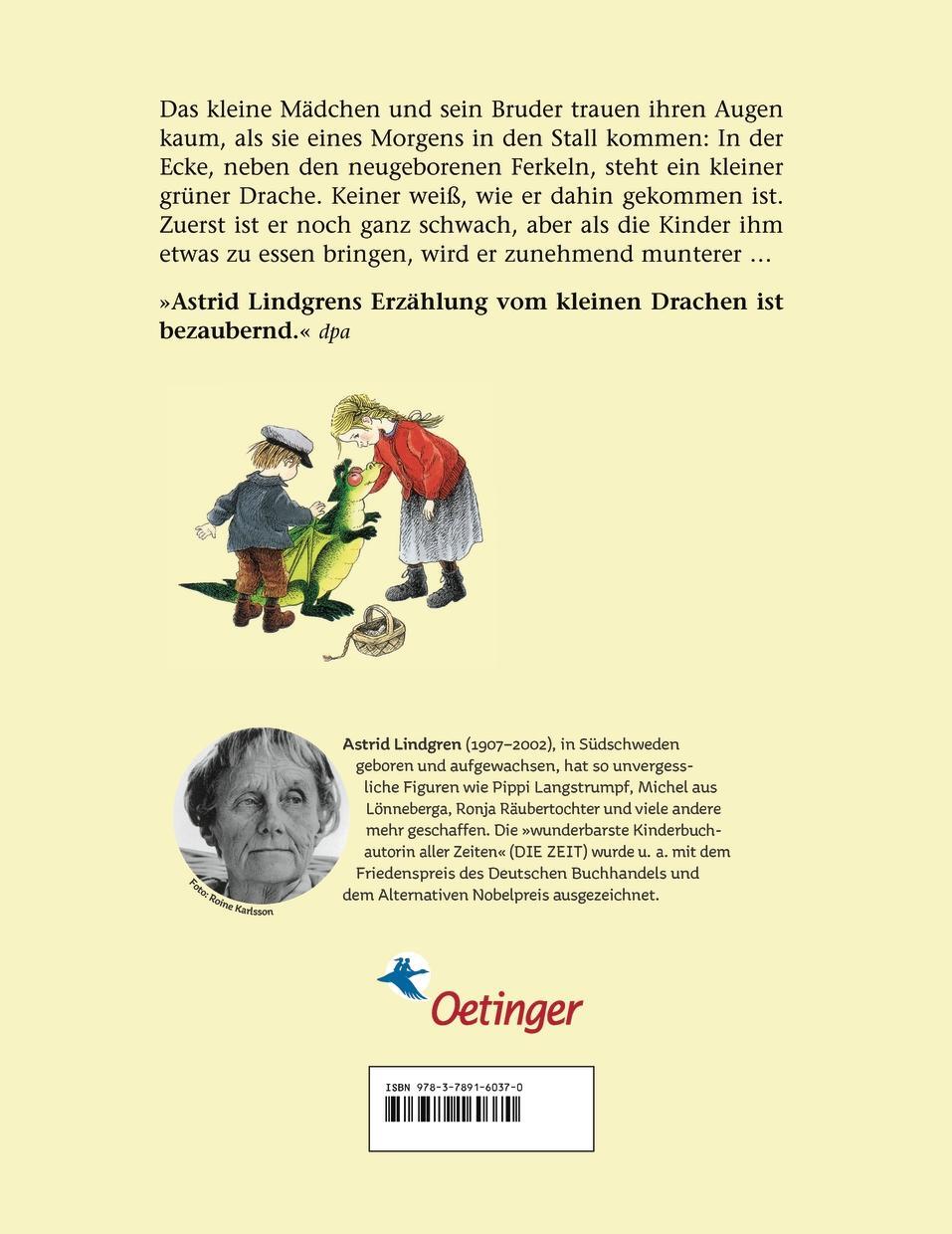 Rückseite: 9783789160370 | Der Drache mit den roten Augen | Astrid Lindgren | Buch | 32 S. | 1986