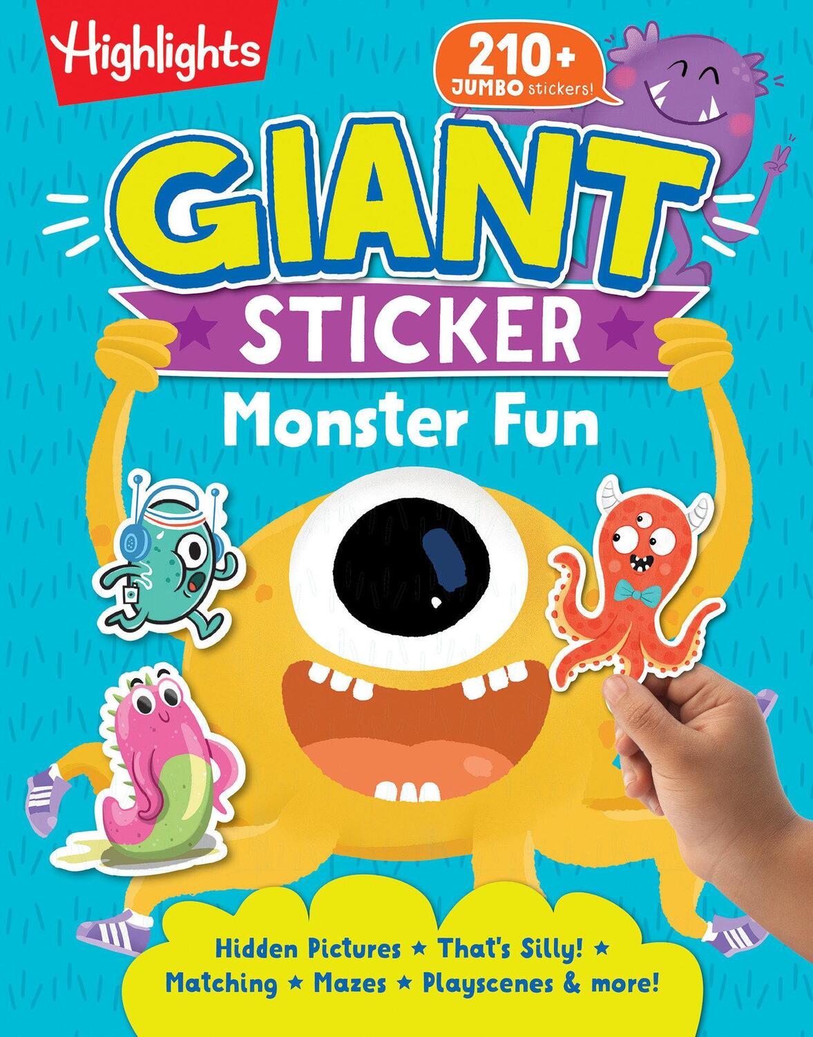 Cover: 9781644728956 | Giant Sticker Monster Fun | Highlights | Taschenbuch | Englisch | 2022