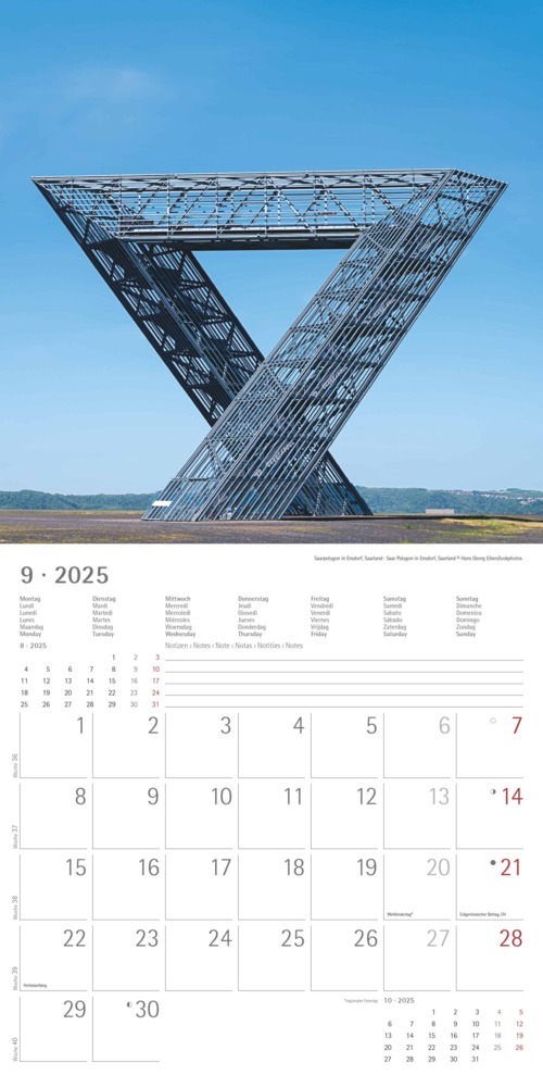 Bild: 4251732343088 | Alpha Edition - Deutschland 2025 Broschürenkalender, 30x30cm,...