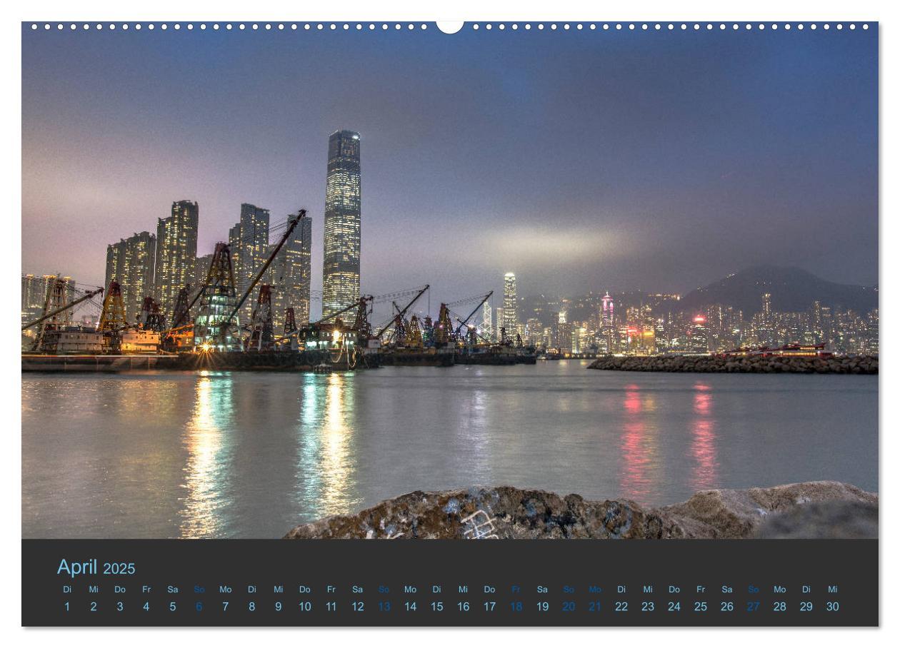 Bild: 9783435377459 | Hong Kong - Skylines (hochwertiger Premium Wandkalender 2025 DIN A2...