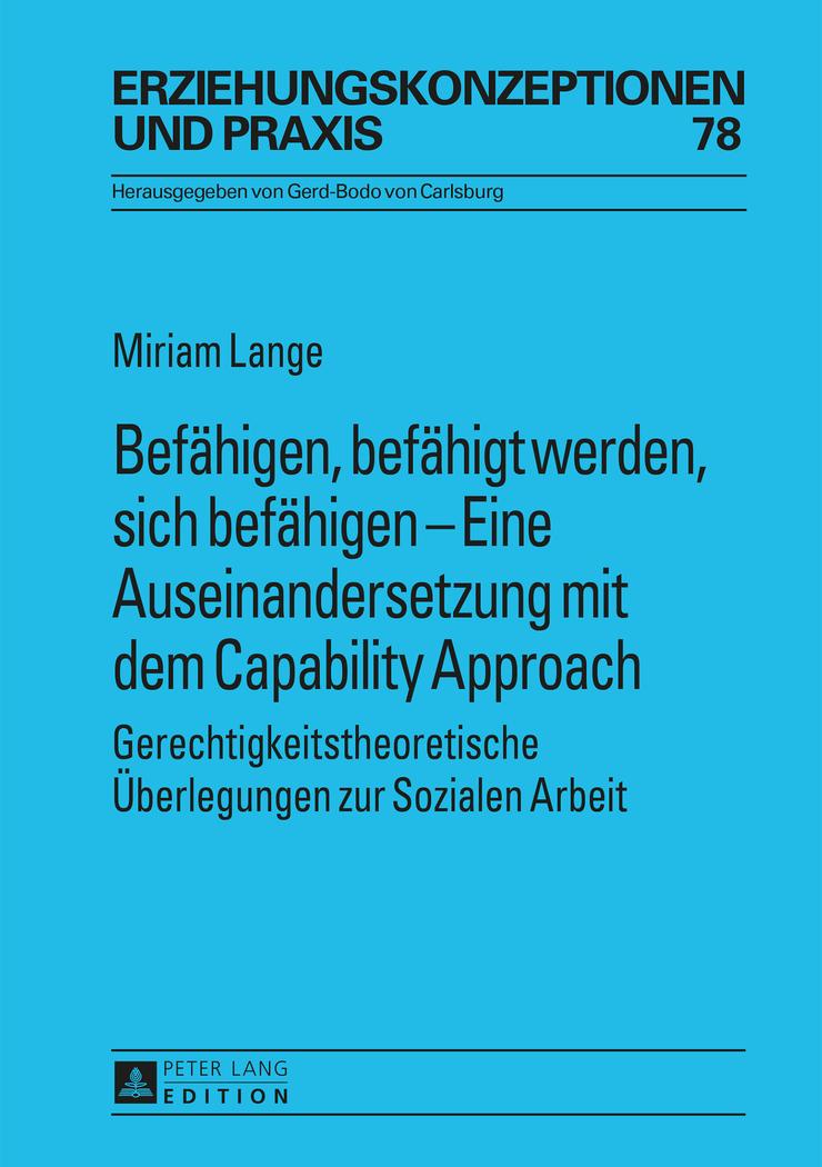 Cover: 9783631654774 | Befähigen, befähigt werden, sich befähigen - Eine...