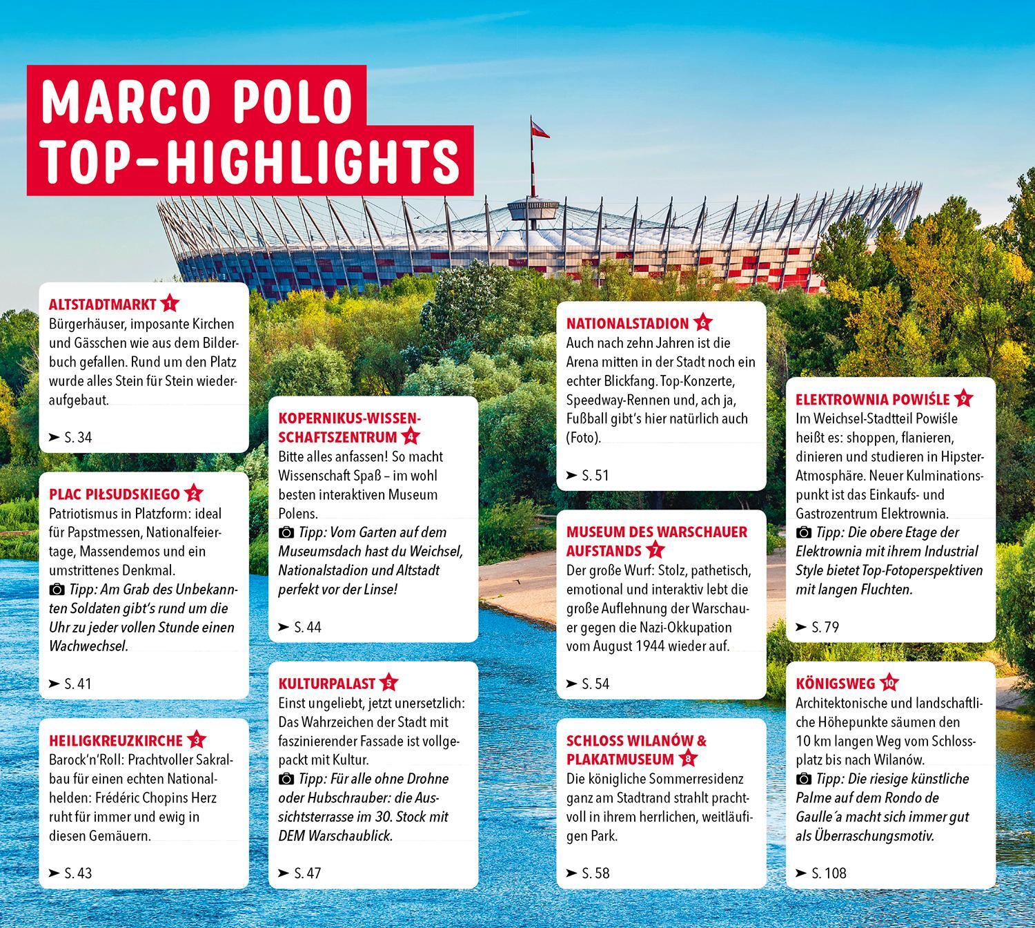 Bild: 9783829751377 | MARCO POLO Reiseführer Warschau | Mirko Kaupat | Taschenbuch | 144 S.