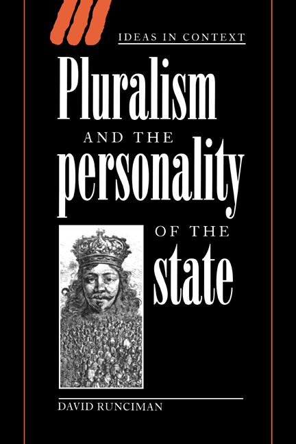 Cover: 9780521022637 | Pluralism and the Personality of the State | David Runciman | Buch