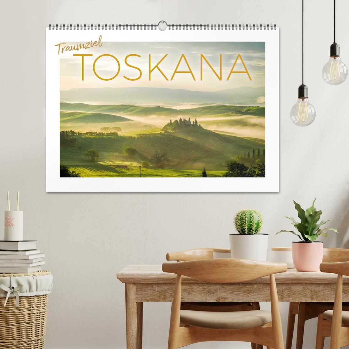 Bild: 9783383917257 | Traumziel Toskana (Wandkalender 2025 DIN A2 quer), CALVENDO...