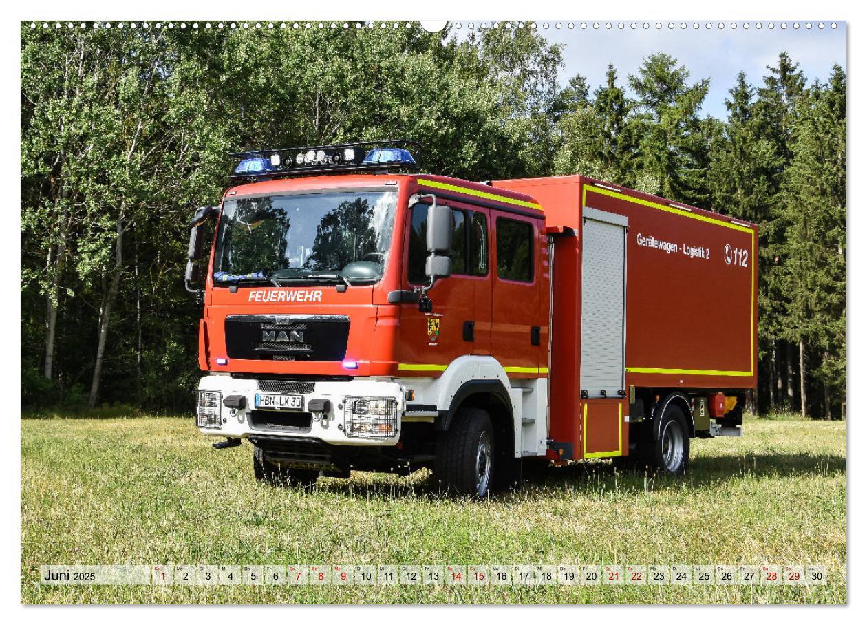 Bild: 9783435365449 | Feuerwehrfahrzeuge (Wandkalender 2025 DIN A2 quer), CALVENDO...