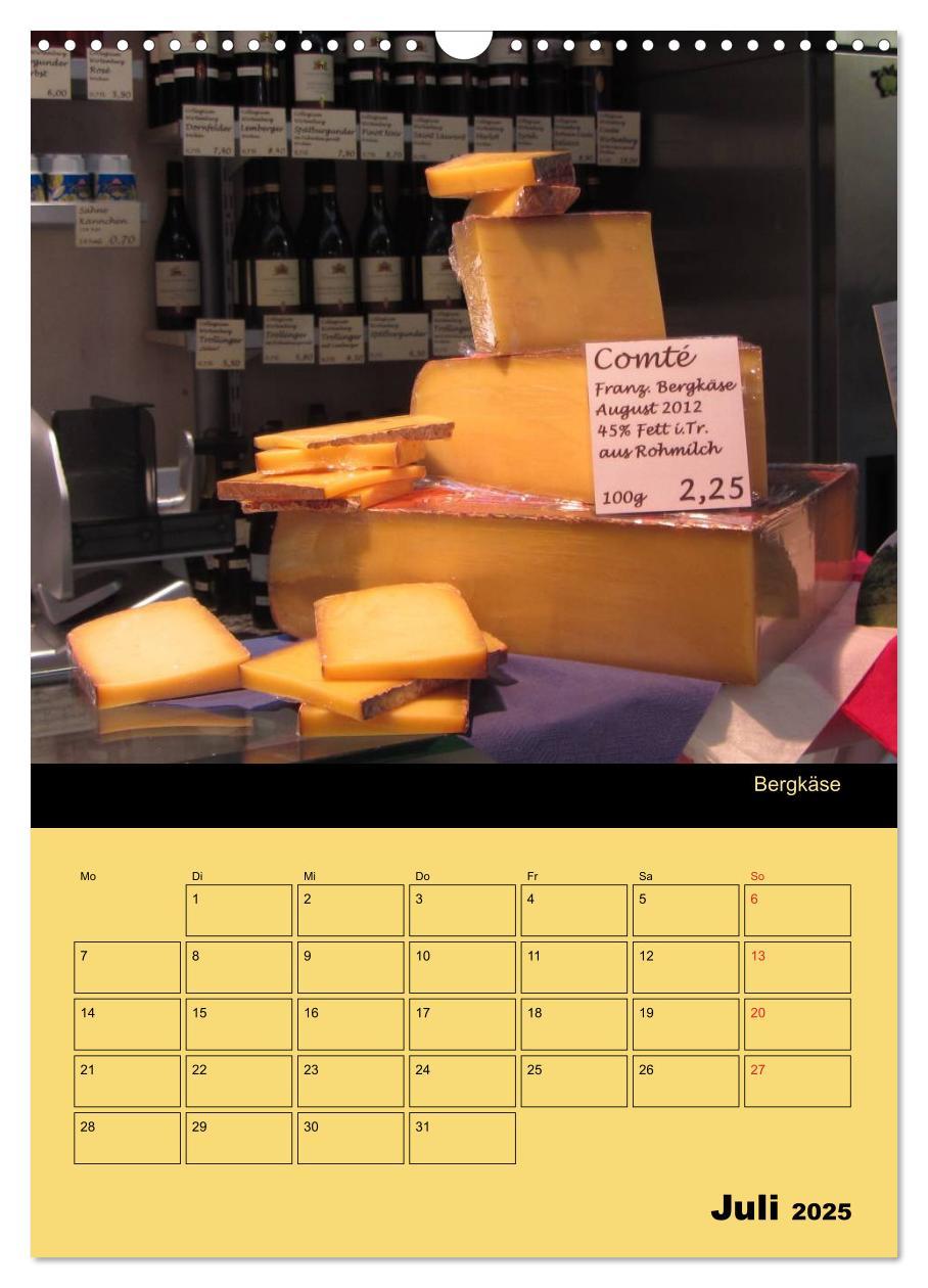 Bild: 9783457064467 | Alles Käse / Planer (Wandkalender 2025 DIN A3 hoch), CALVENDO...