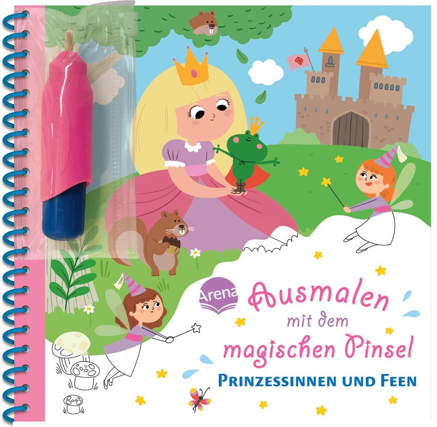 Cover: 9783401719269 | Ausmalen mit dem magischen Pinsel. Prinzessinnen und Feen | Meyer