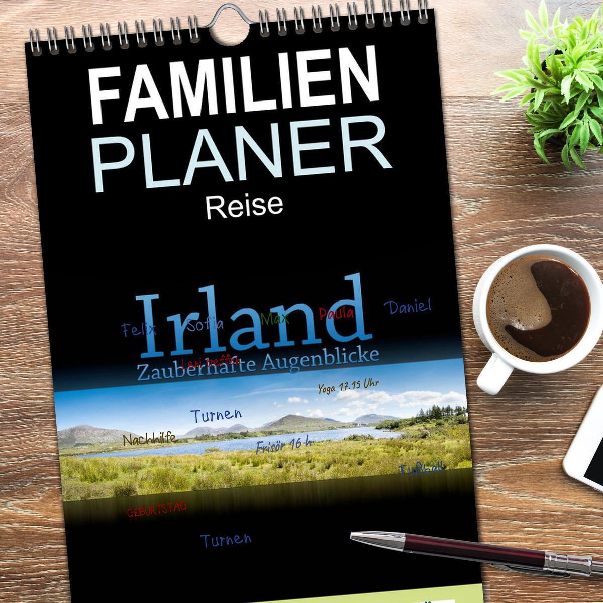 Bild: 9783457117804 | Familienplaner 2025 - Irland - Zauberhafte Augenblicke mit 5...