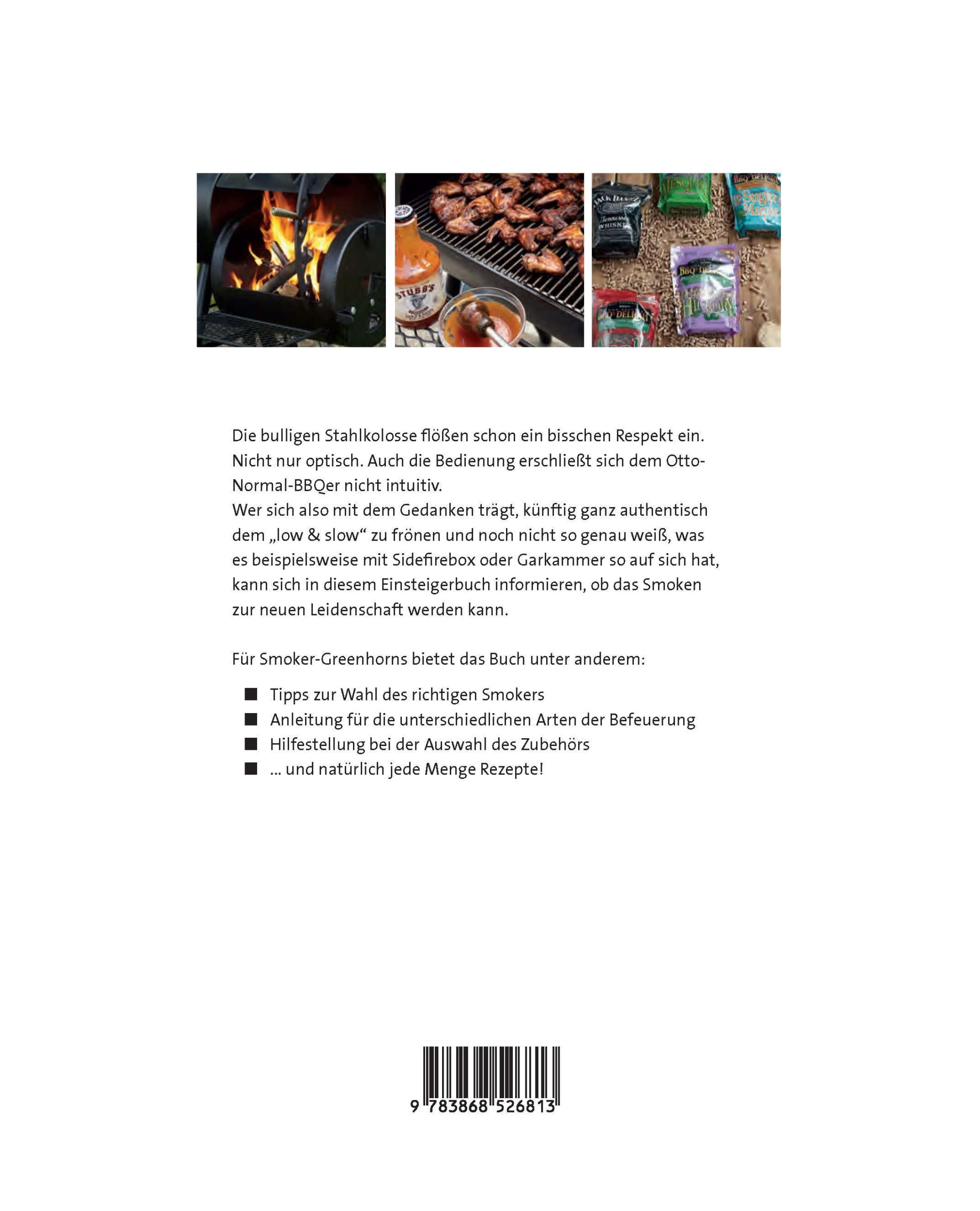 Rückseite: 9783868526813 | Das kleine Smoker-Buch | Einstieg in die Königsklasse des grillens