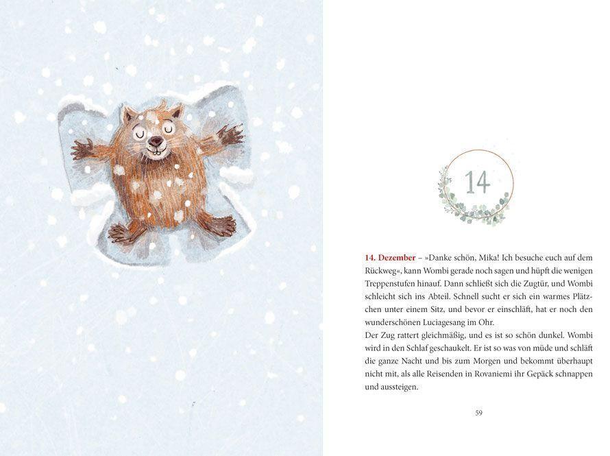 Bild: 9783737358637 | Ein Wombat im Schnee. Adventsgeschichte zum Vorlesen in 24 Kapiteln