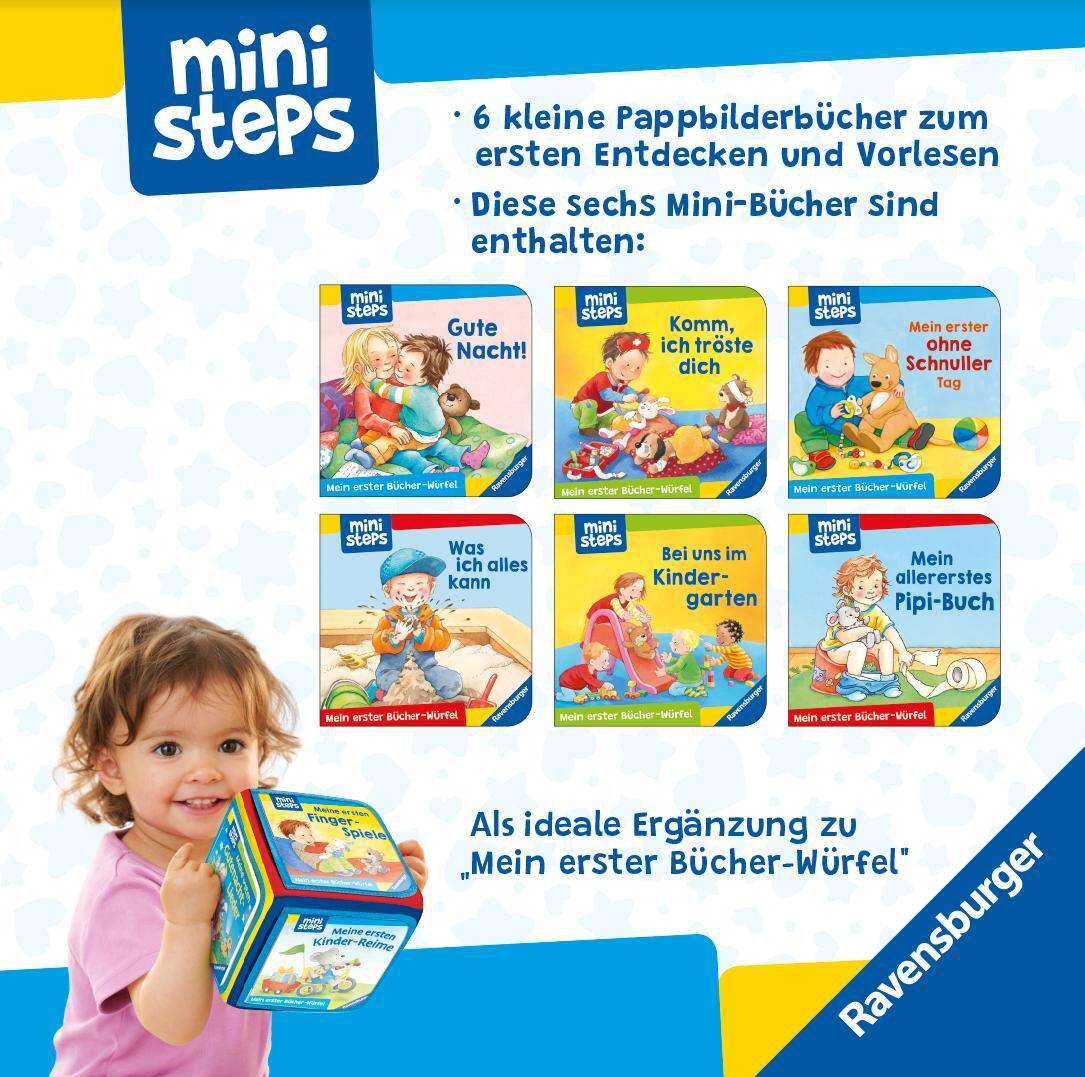 Rückseite: 9783473302888 | ministeps: Mein erster Bücher-Würfel: Töpfchen, Schnuller, Gute...