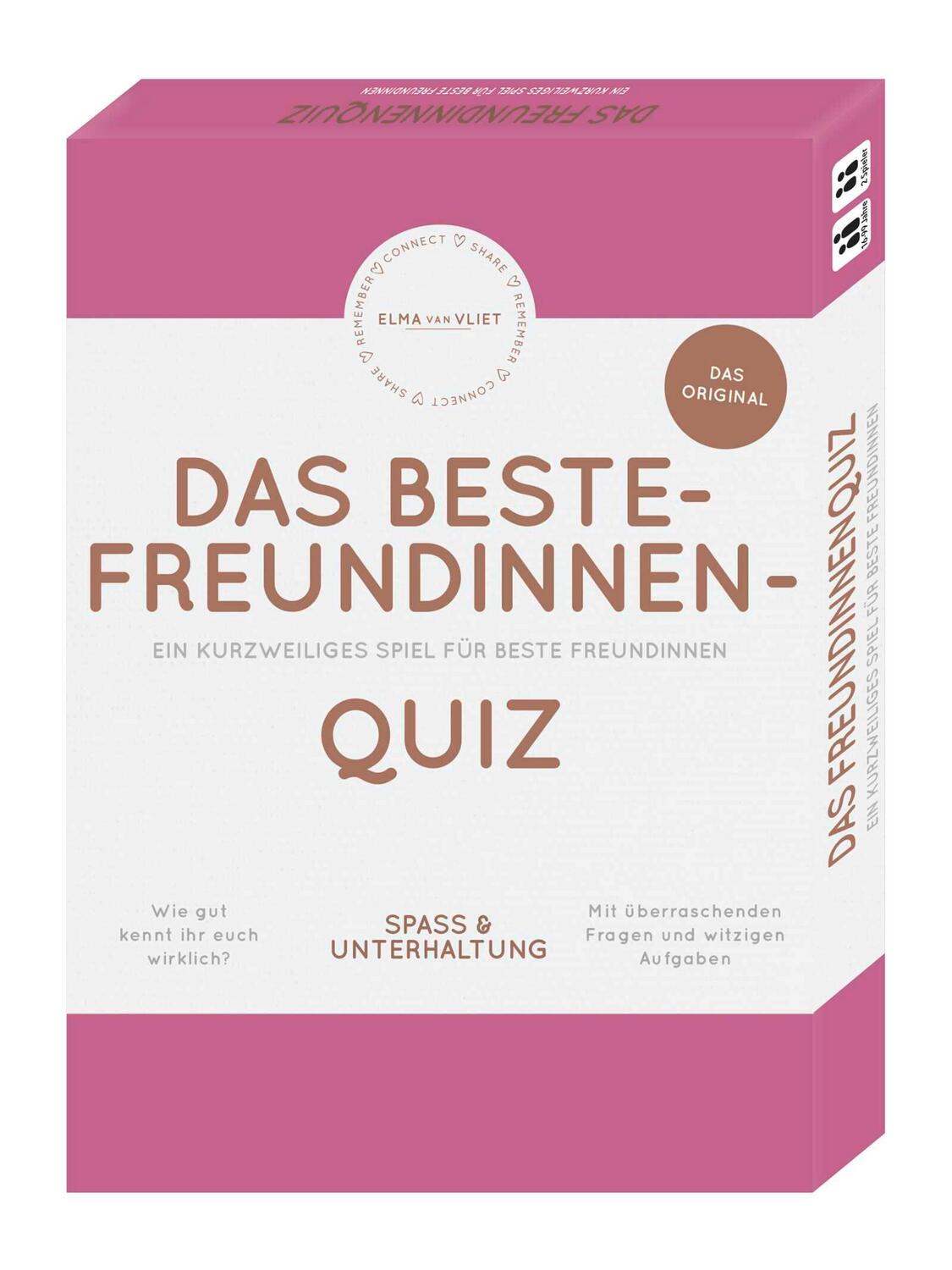 Cover: 4251693901624 | Erzähl mal! Das Beste-Freundinnen-Quiz | Elma Van Vliet | Spiel | 2022