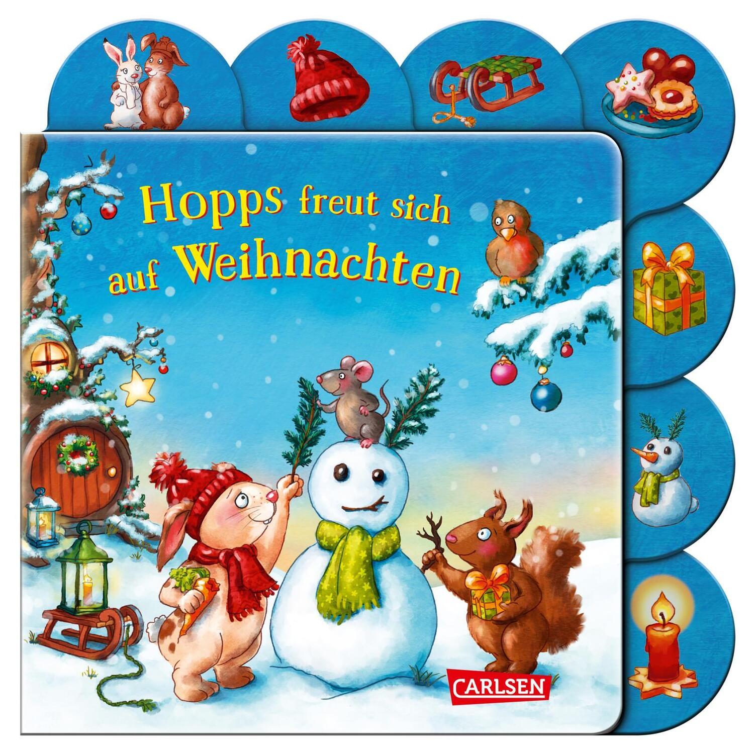 Cover: 9783551172006 | Hopps freut sich auf Weihnachten | Maya Geis | Buch | 16 S. | Deutsch