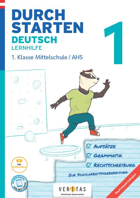 Cover: 9783710136184 | Durchstarten 1. Klasse - Deutsch AHS - Lernhilfe | Gernot Blieberger