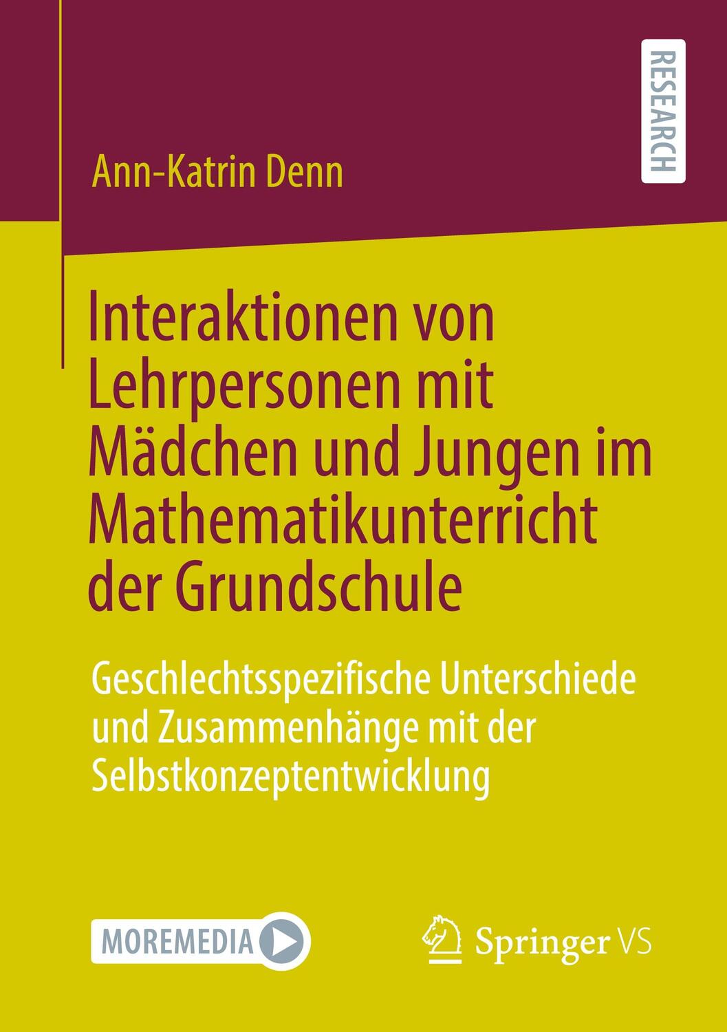 Cover: 9783658323714 | Interaktionen von Lehrpersonen mit Mädchen und Jungen im...