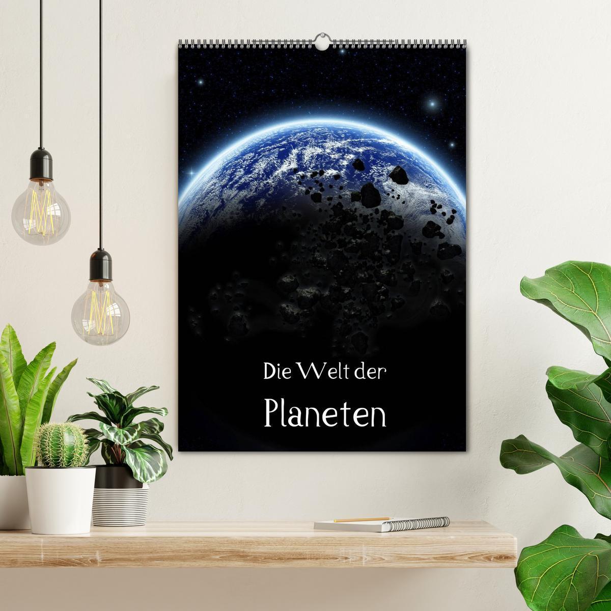 Bild: 9783457063767 | Die Welt der Planeten (Wandkalender 2025 DIN A2 hoch), CALVENDO...