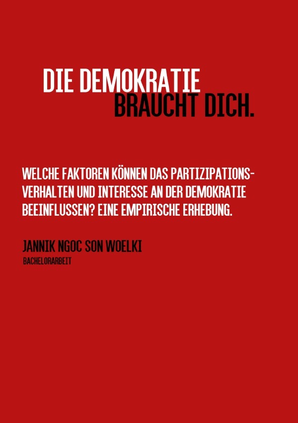 Cover: 9783756510412 | Die Demokratie braucht dich. | Jannik Ngoc Son Woelki | Taschenbuch