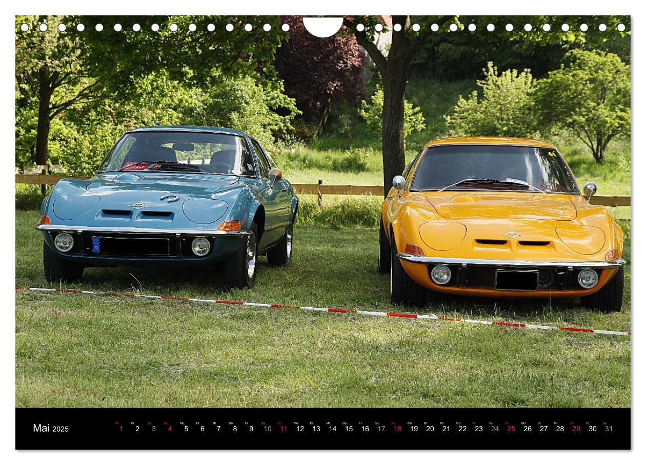 Bild: 9783435726707 | Opel GT Der Kalender (Wandkalender 2025 DIN A4 quer), CALVENDO...