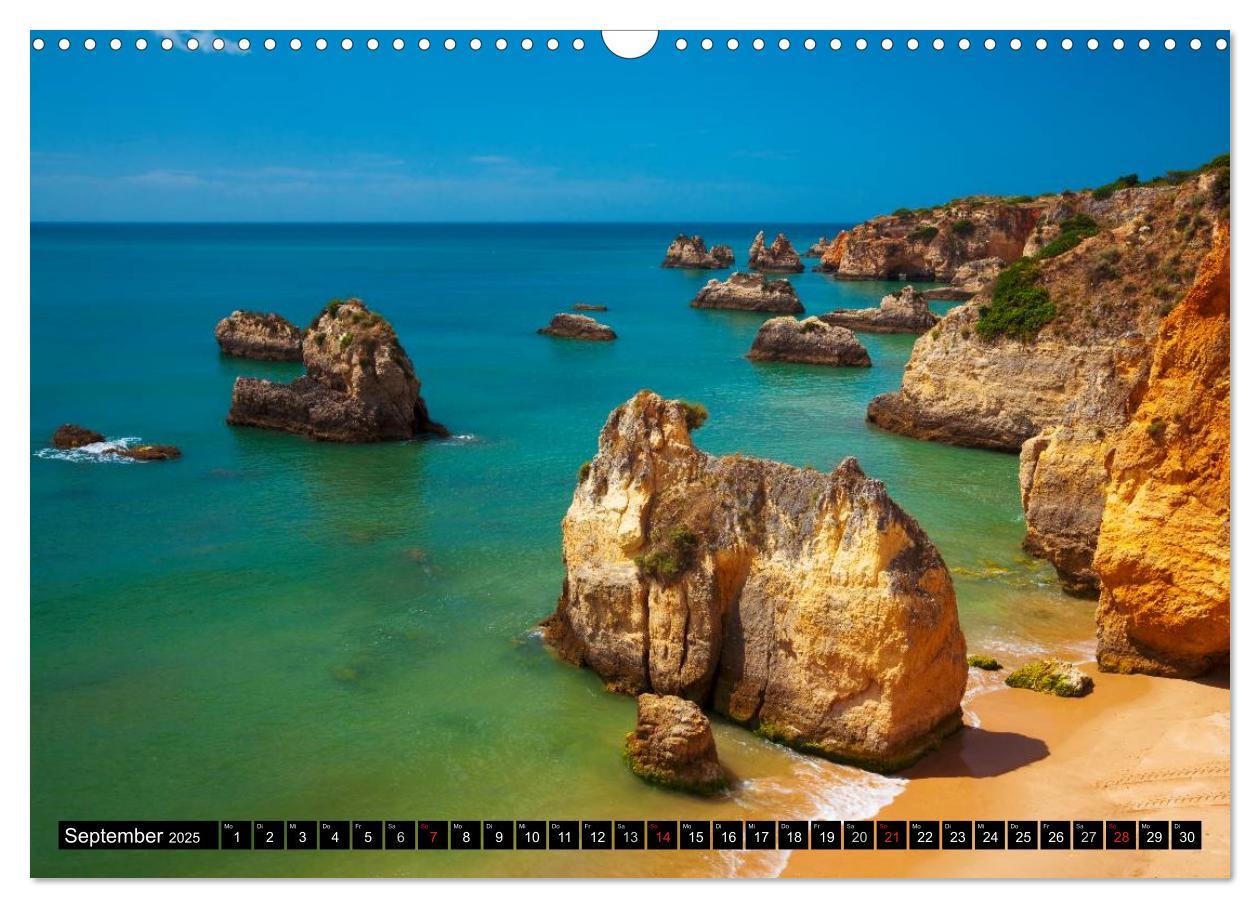 Bild: 9783435615896 | Strände, Felsen und Meer - ALGARVE 2025 (Wandkalender 2025 DIN A3...