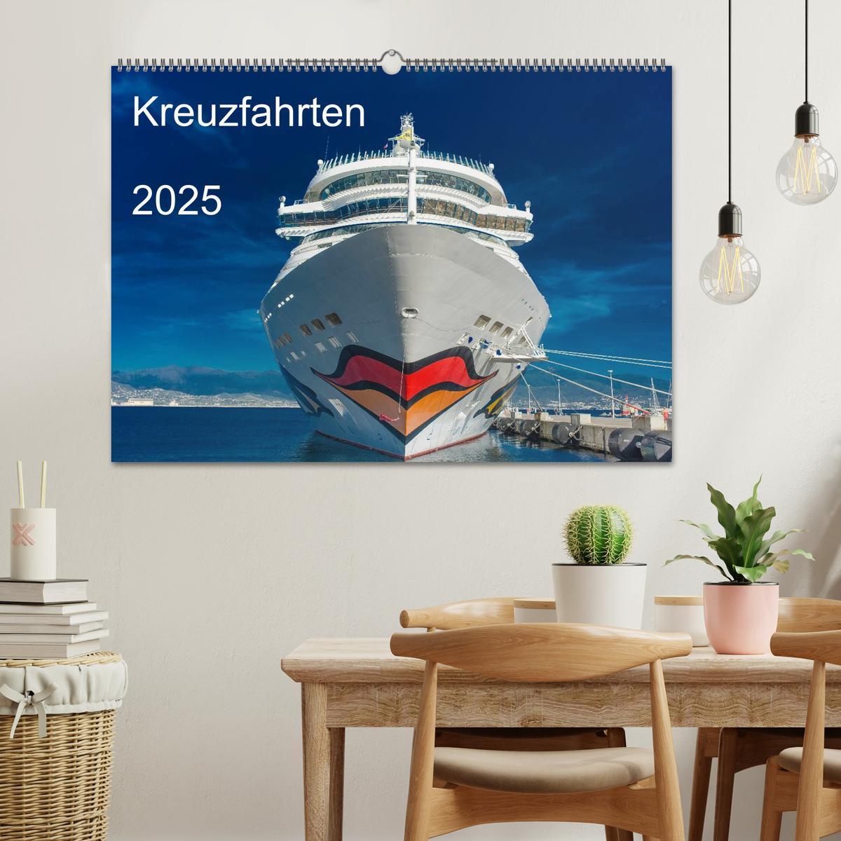 Bild: 9783435509065 | Kreuzfahrten 2025 (Wandkalender 2025 DIN A2 quer), CALVENDO...