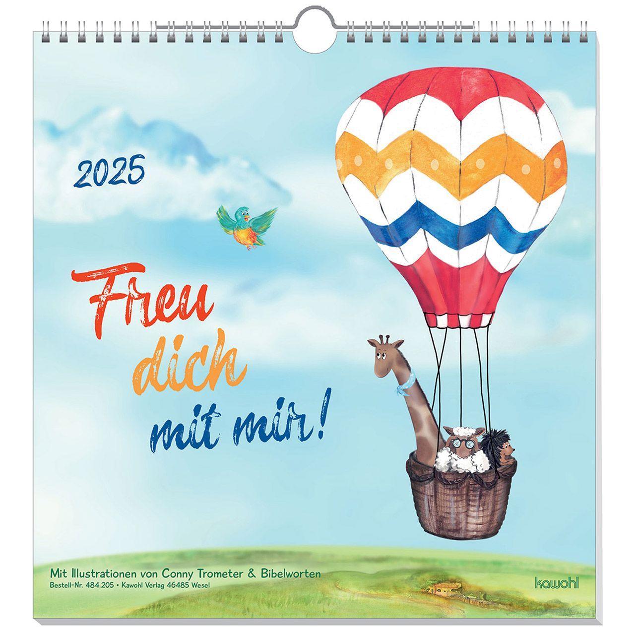 Cover: 9783754820551 | Freu dich mit mir! | Wandkalender 2025, Maße (B/H): 30 x 31 cm | 13 S.