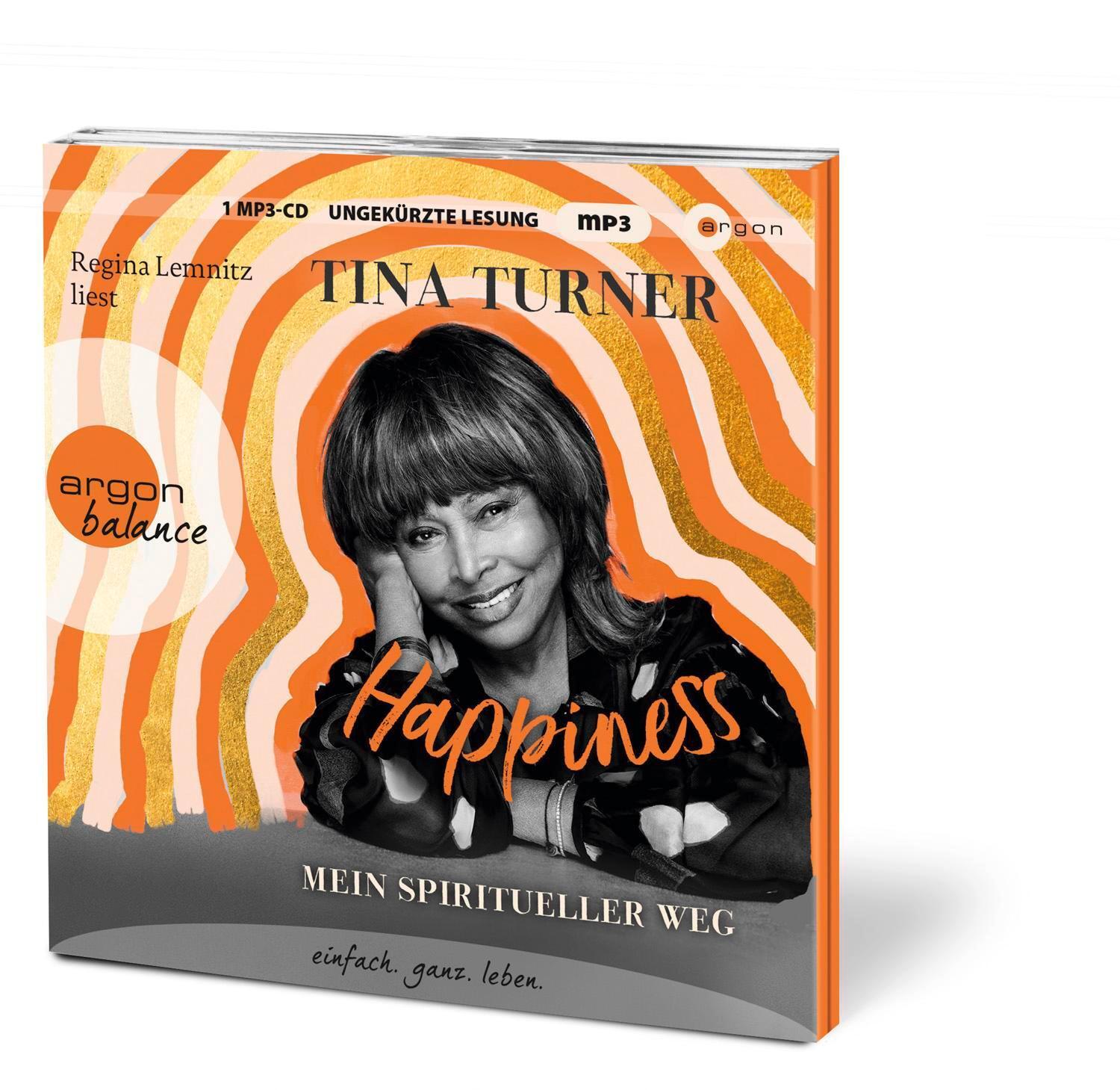 Bild: 9783839882139 | Happiness | Tina Turner | MP3 | 313 Min. | Deutsch | 2020