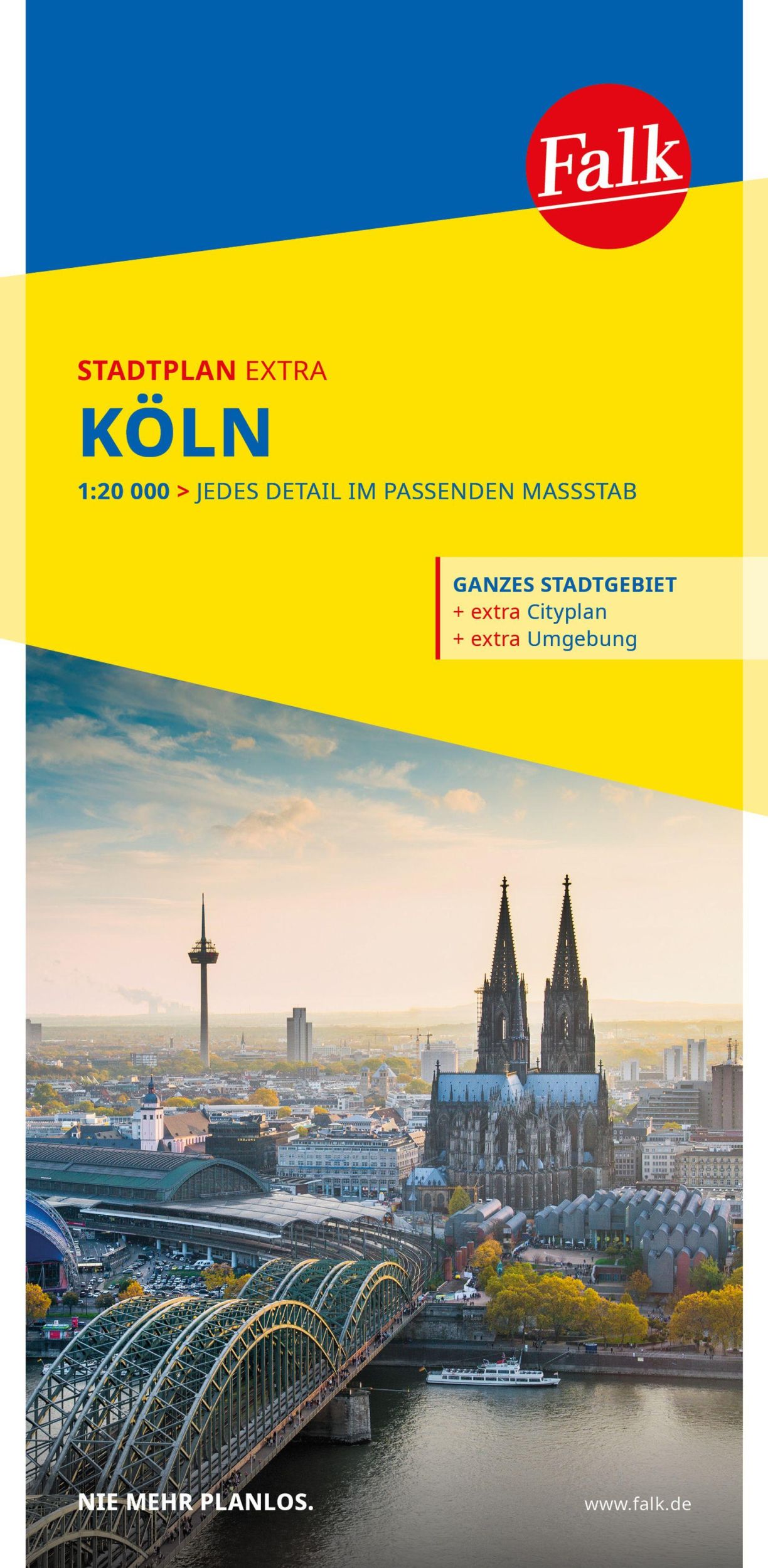 Cover: 9783827900845 | Falk Stadtplan Extra Köln 1:20.000 | (Land-)Karte | Deutsch | 2025