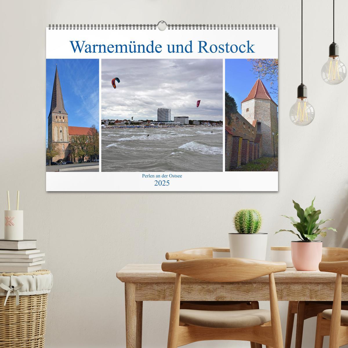 Bild: 9783435231140 | Warnemünde und Rostock, Perlen an der Ostsee (Wandkalender 2025 DIN...