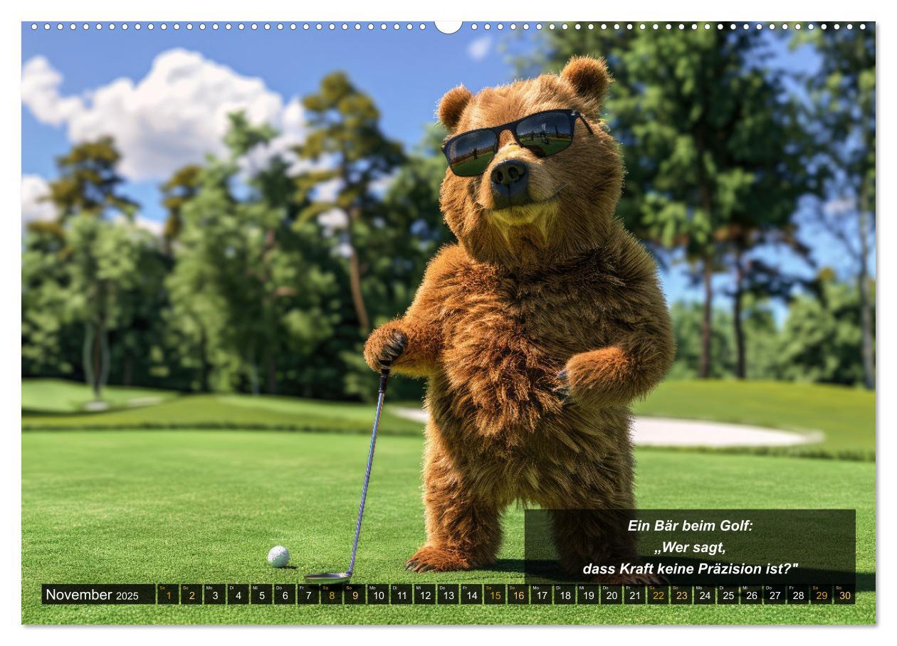 Bild: 9783457155547 | Der tierisch lustige Golfkalender (hochwertiger Premium...