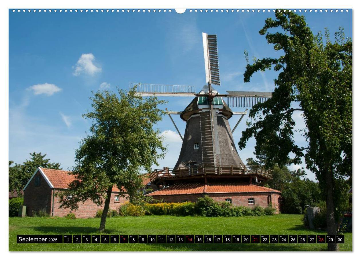 Bild: 9783435737307 | Windmühlen in Deutschland (Wandkalender 2025 DIN A2 quer), CALVENDO...