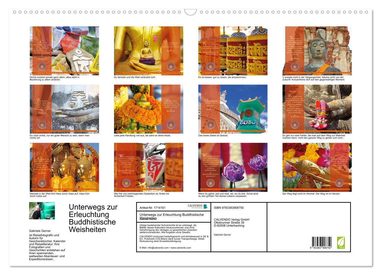 Bild: 9783383908750 | Unterwegs zur Erleuchtung Buddhistische Weisheiten (Wandkalender...